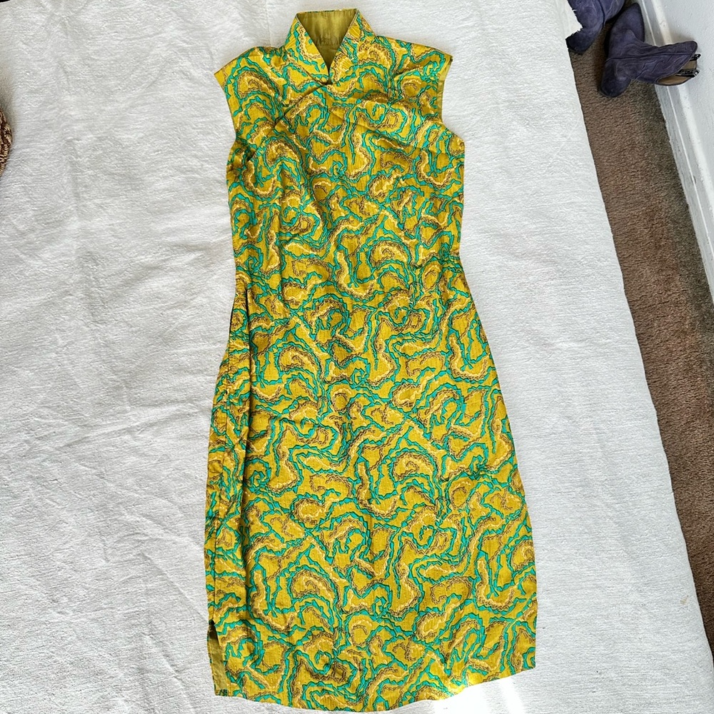 Handmade Delicate Silk 60s dress